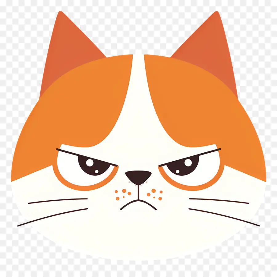 Dessin Animé De Chat，Chat Grincheux PNG