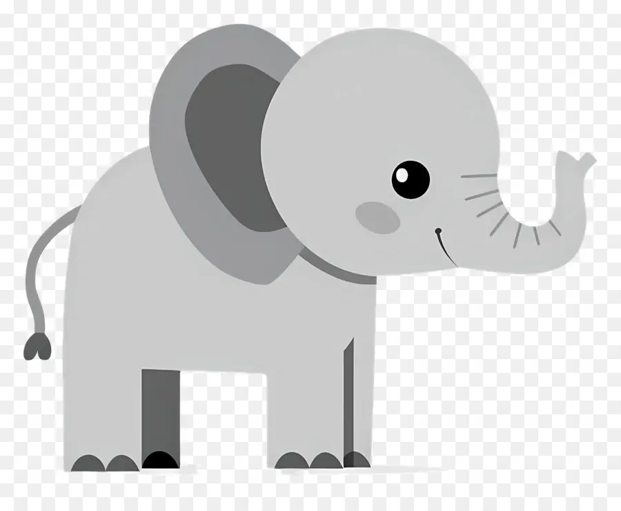 Éléphant Mignon，Éléphant De Dessin Animé PNG