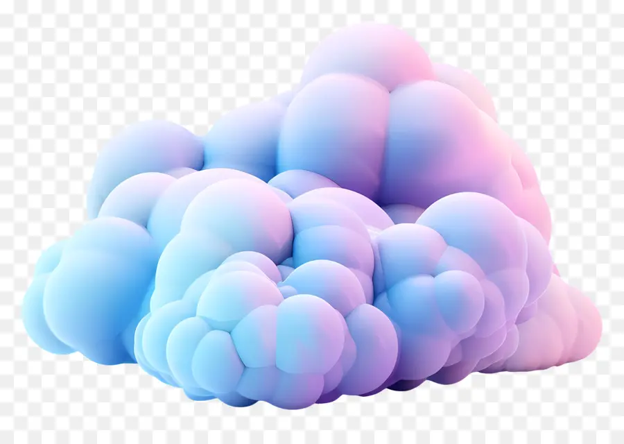 Nuage Animé，Nuage Coloré PNG