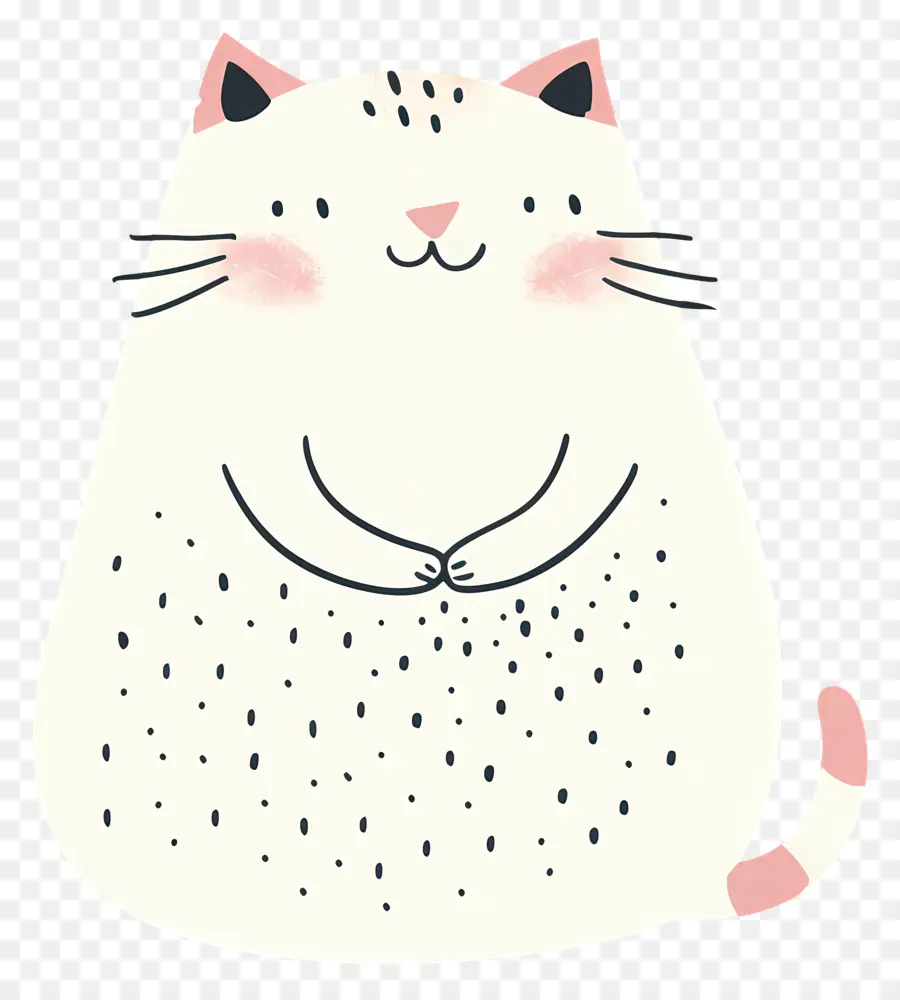 Chat Mignon，Chat Blanc PNG