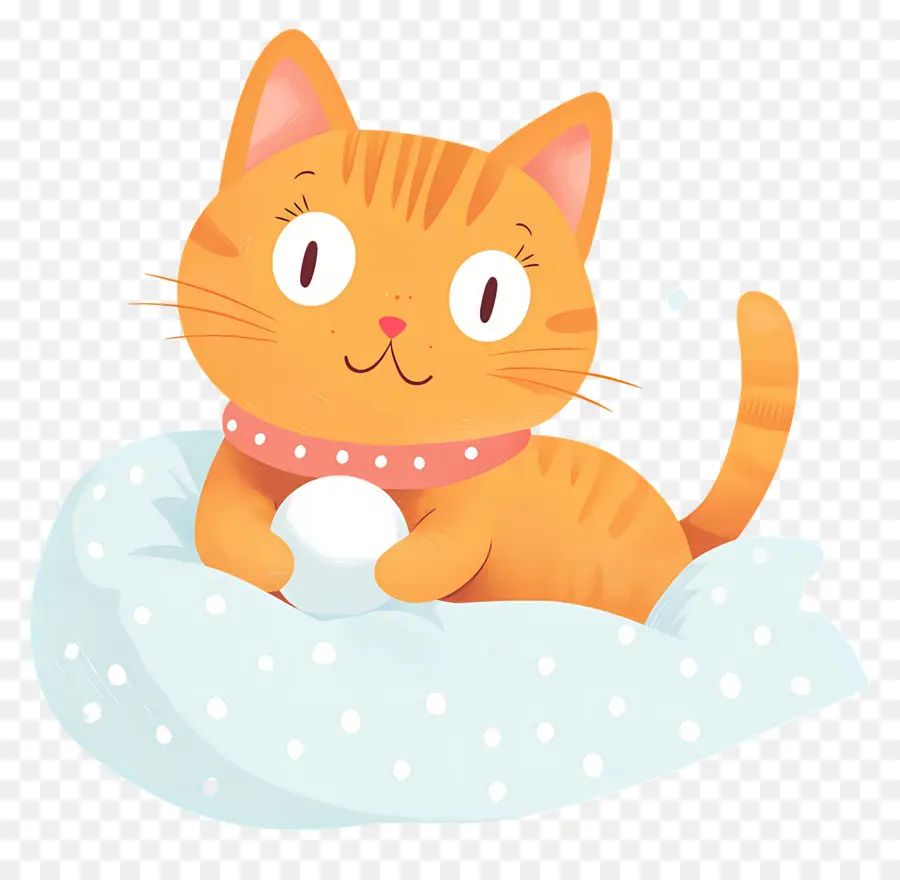 Dessin Animé De Chat，Chat Orange PNG