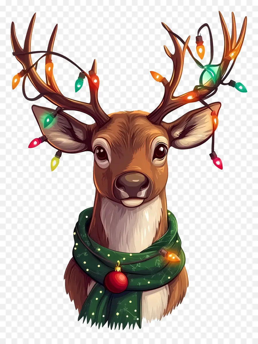 Cerf De Noël，Renne PNG