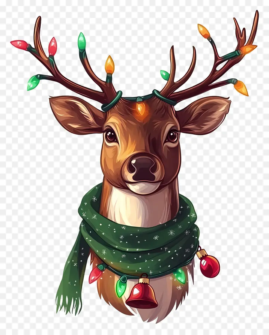 Cerf De Noël，Renne PNG