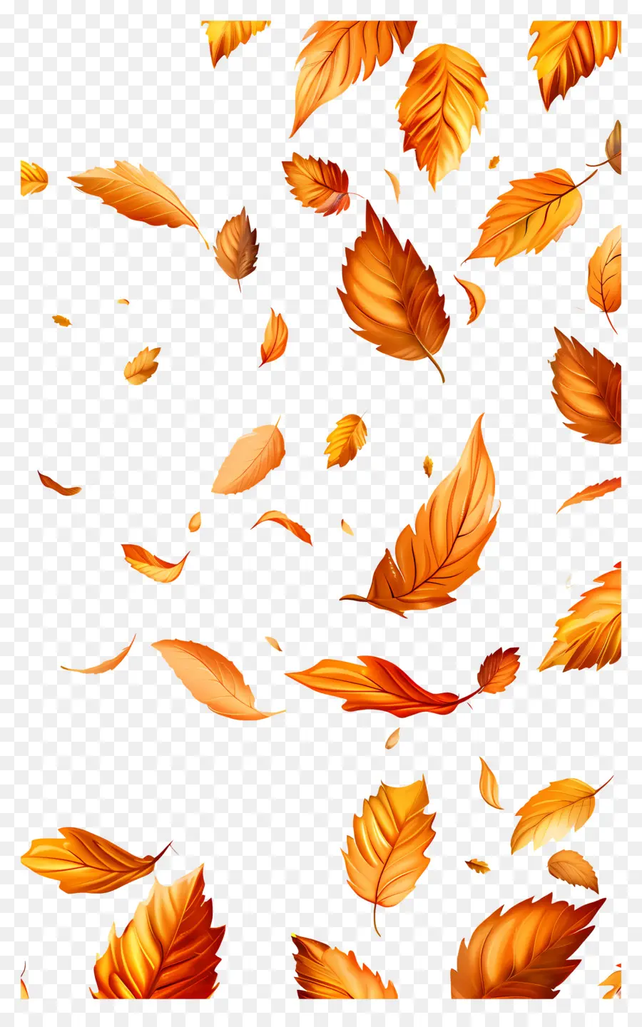 Feuilles Tombées，Les Feuilles D'automne Tombent PNG