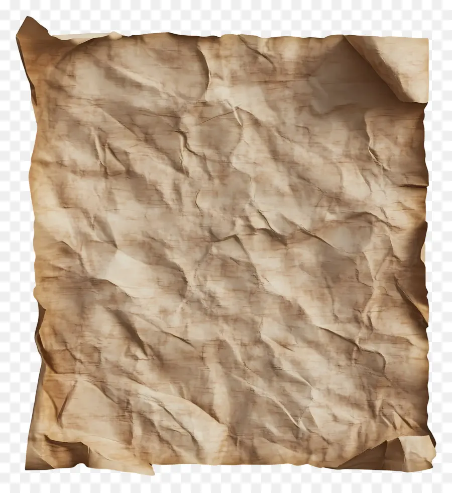 Vieux Papier Froissé，Vieux Papier Parchemin PNG