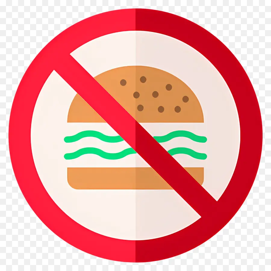 Pas De Nourriture，Pas De Hamburger PNG