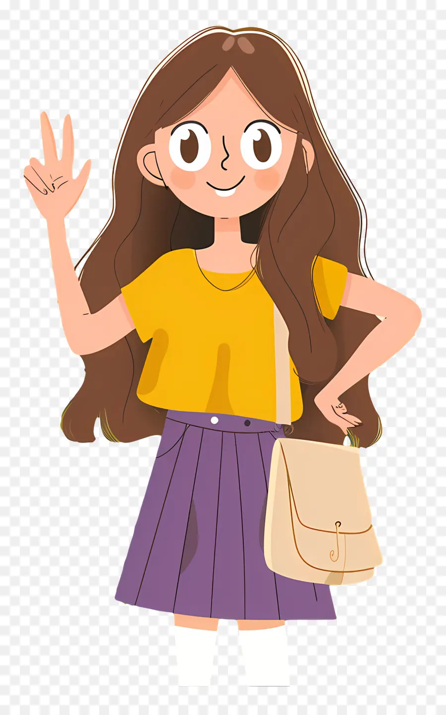 Fille Heureuse，Sourire PNG