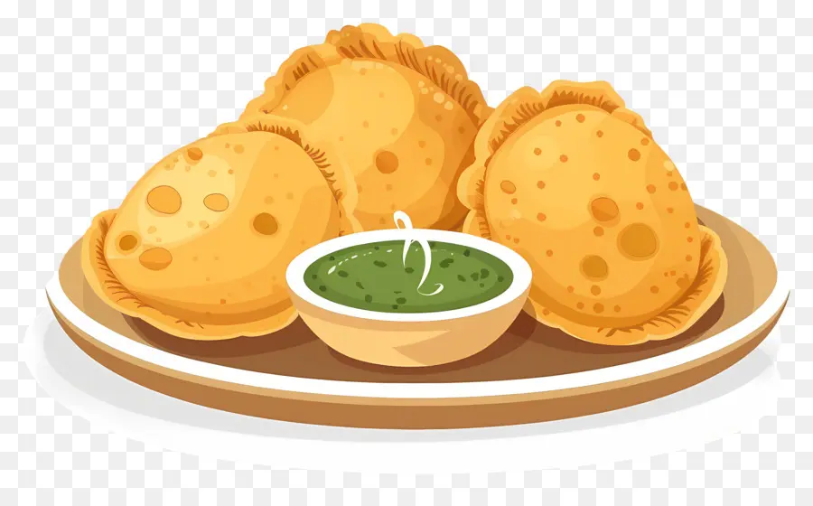 Bonbons Indiens，Raviolis Frits PNG