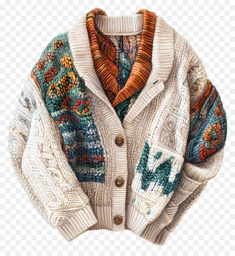 Cardigan，Cardigan Abstrait PNG