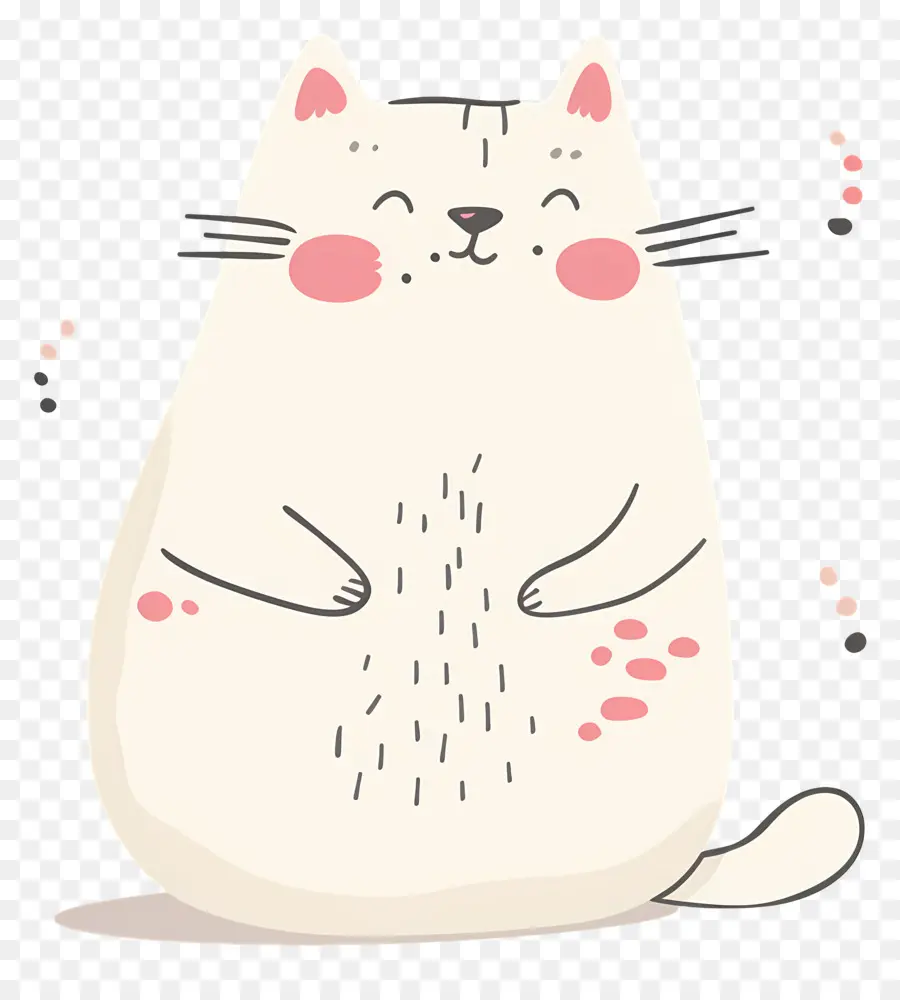 Chat Mignon，Chat Blanc PNG