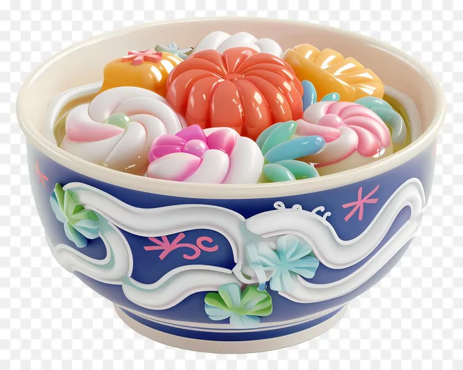 Udon，Bonbons Colorés PNG