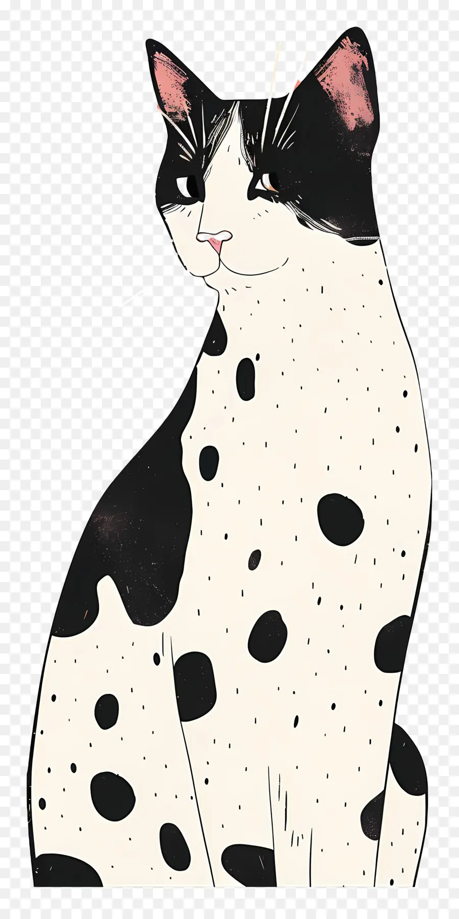 Chat Mignon，Chat Tacheté Regardant En Arrière PNG