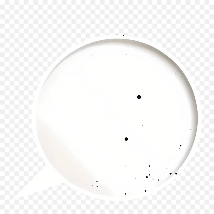 Appeler，Bulle Blanche PNG