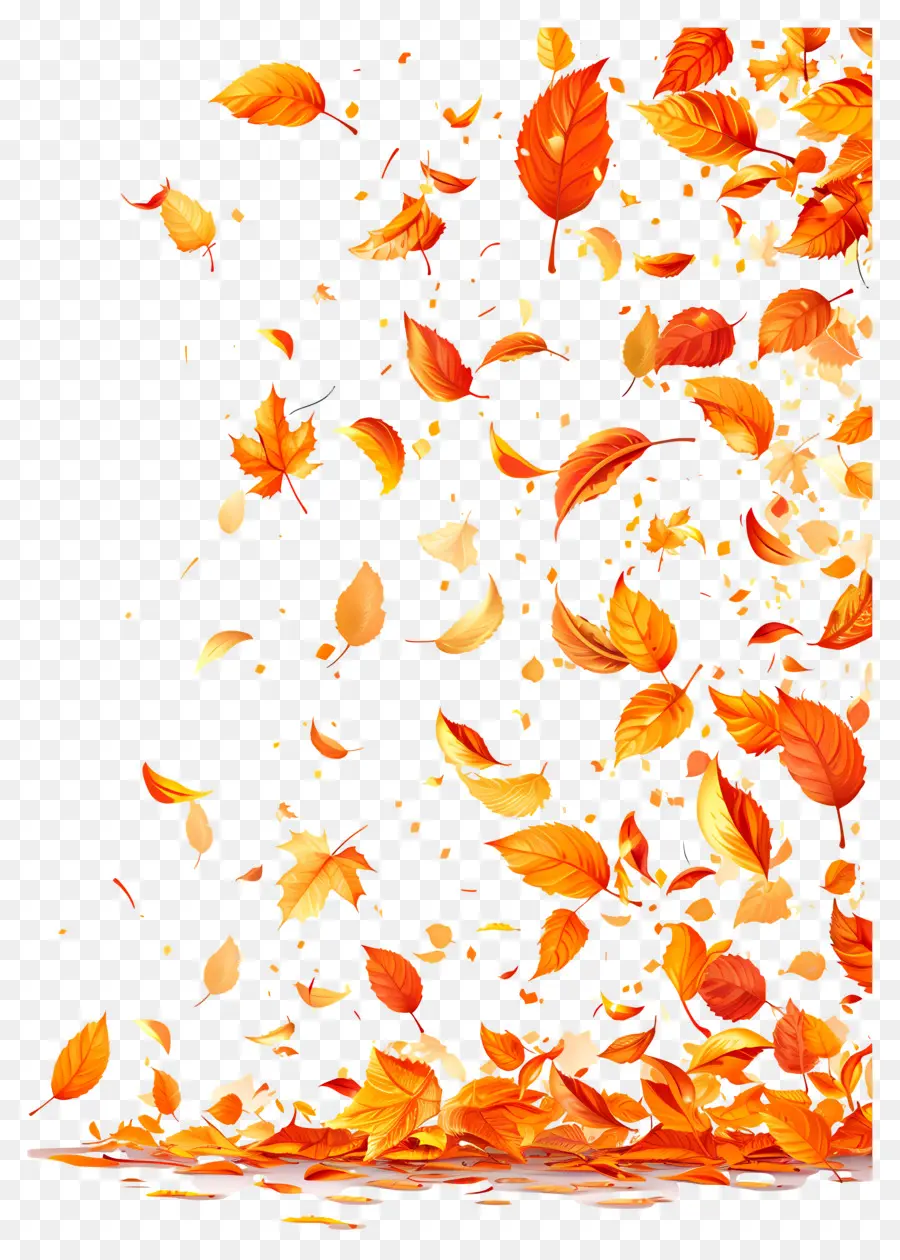 Feuilles Flottantes，Feuilles Qui Tombent PNG