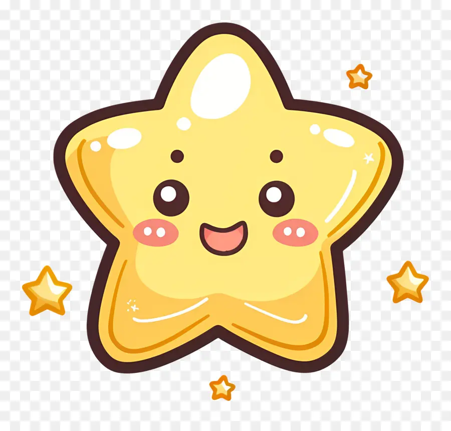 Étoile Kawaii，Étoile PNG