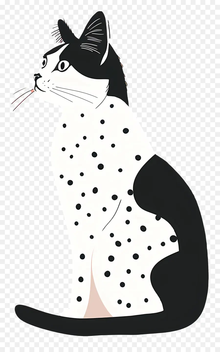 Chat Mignon，Vue Latérale Du Chat Tacheté PNG