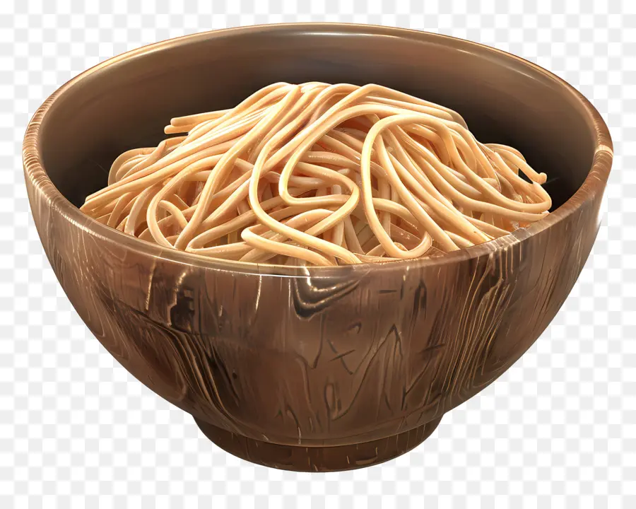 Nouilles Soba，Nouilles Nature Dans Un Bol PNG