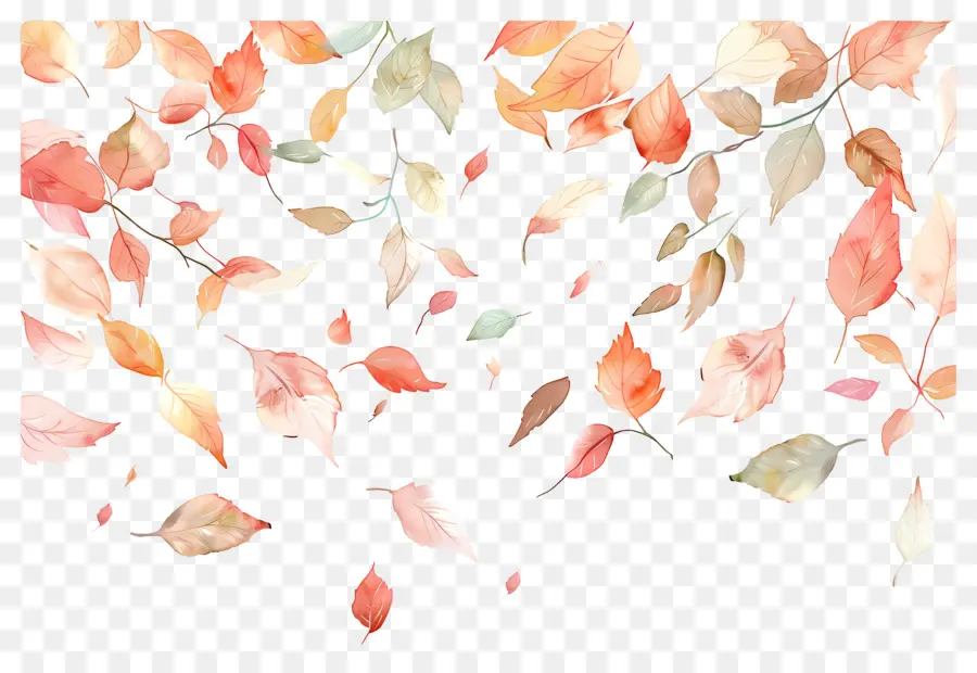 Feuilles Tombées，Feuilles D'automne PNG