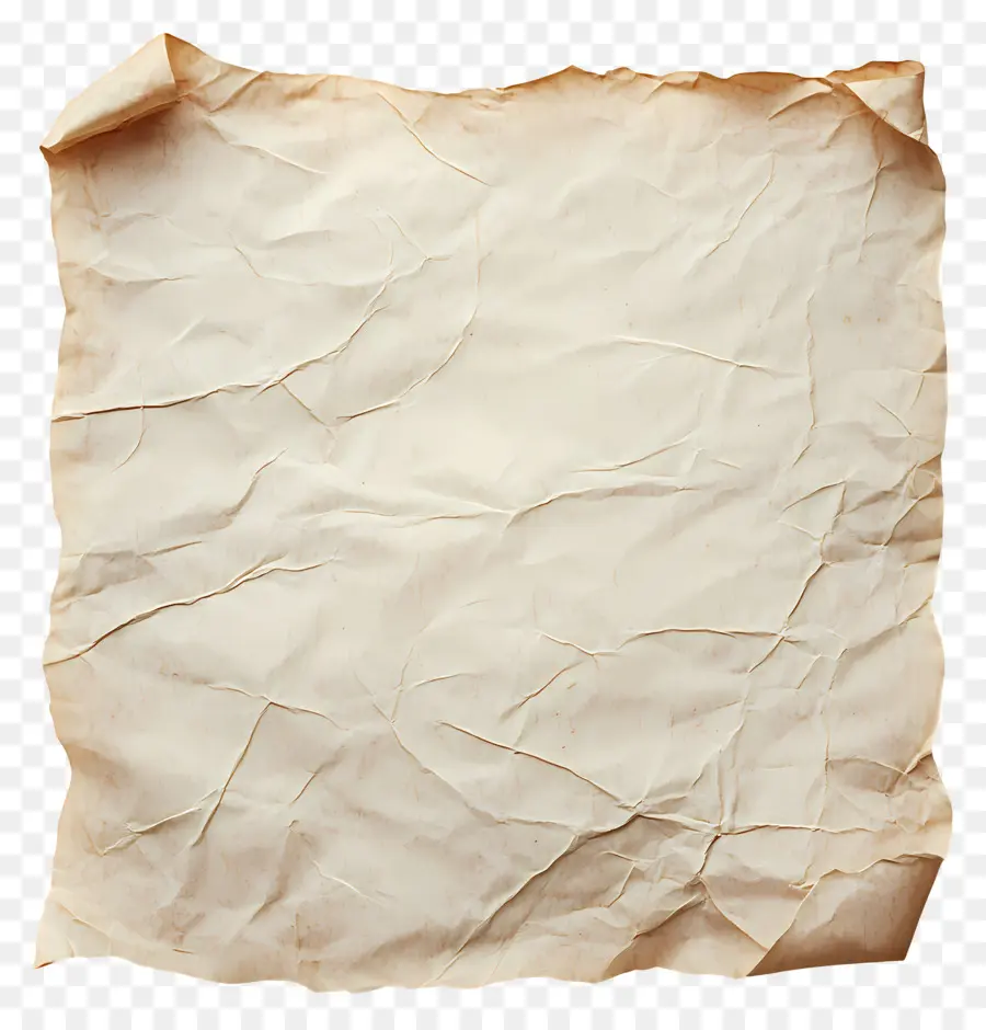 Vieux Papier Froissé，Froissé PNG