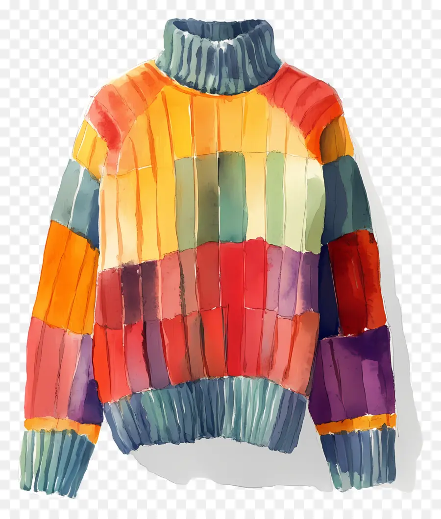 Gros Pull，Pull Coloré PNG