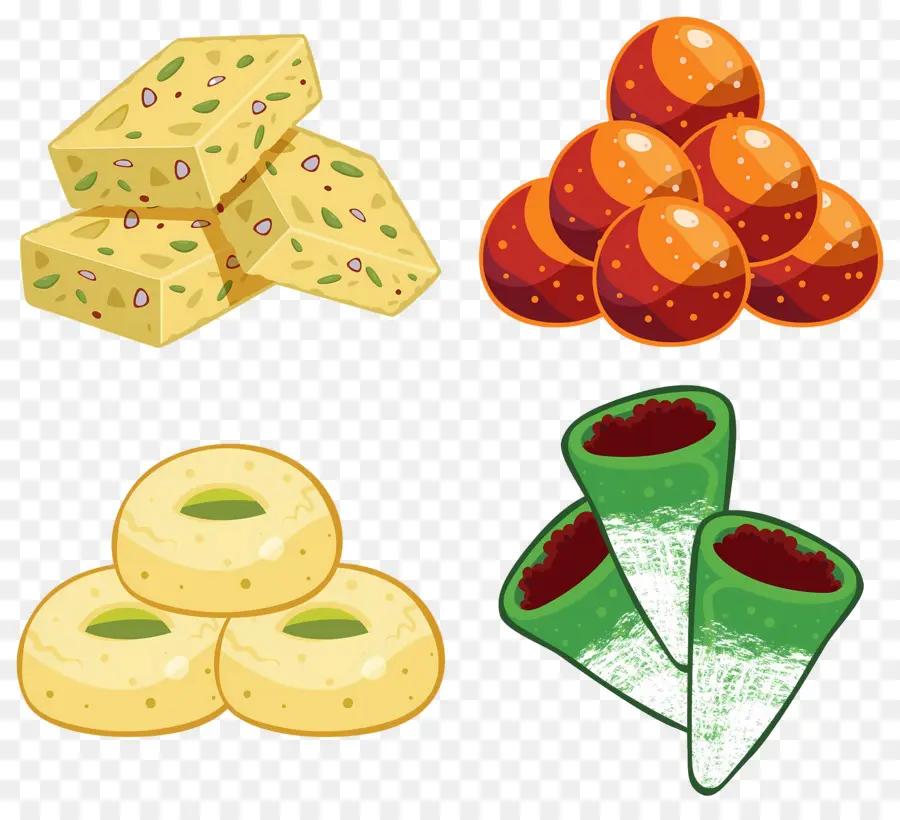 Bonbons Indiens，Barfi PNG