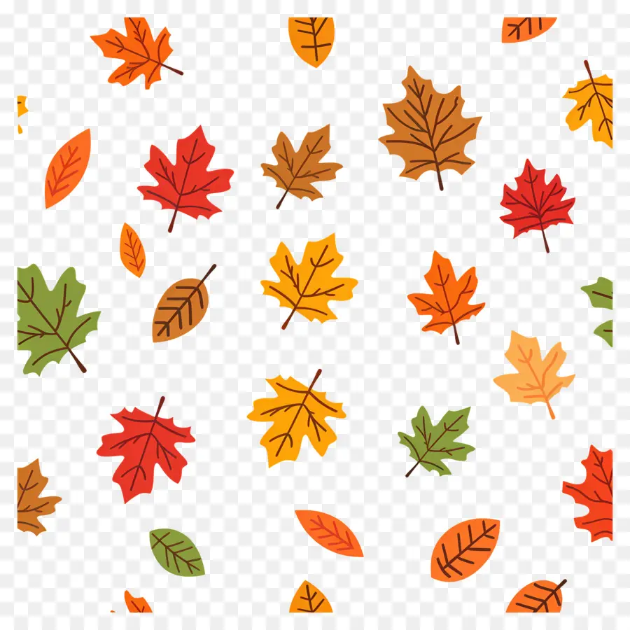 Feuilles Tombées，Feuilles D'automne PNG