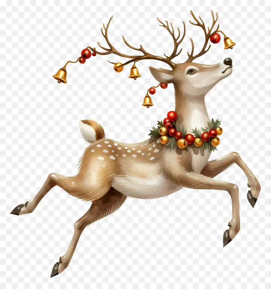 Cerf De Noël，Renne PNG