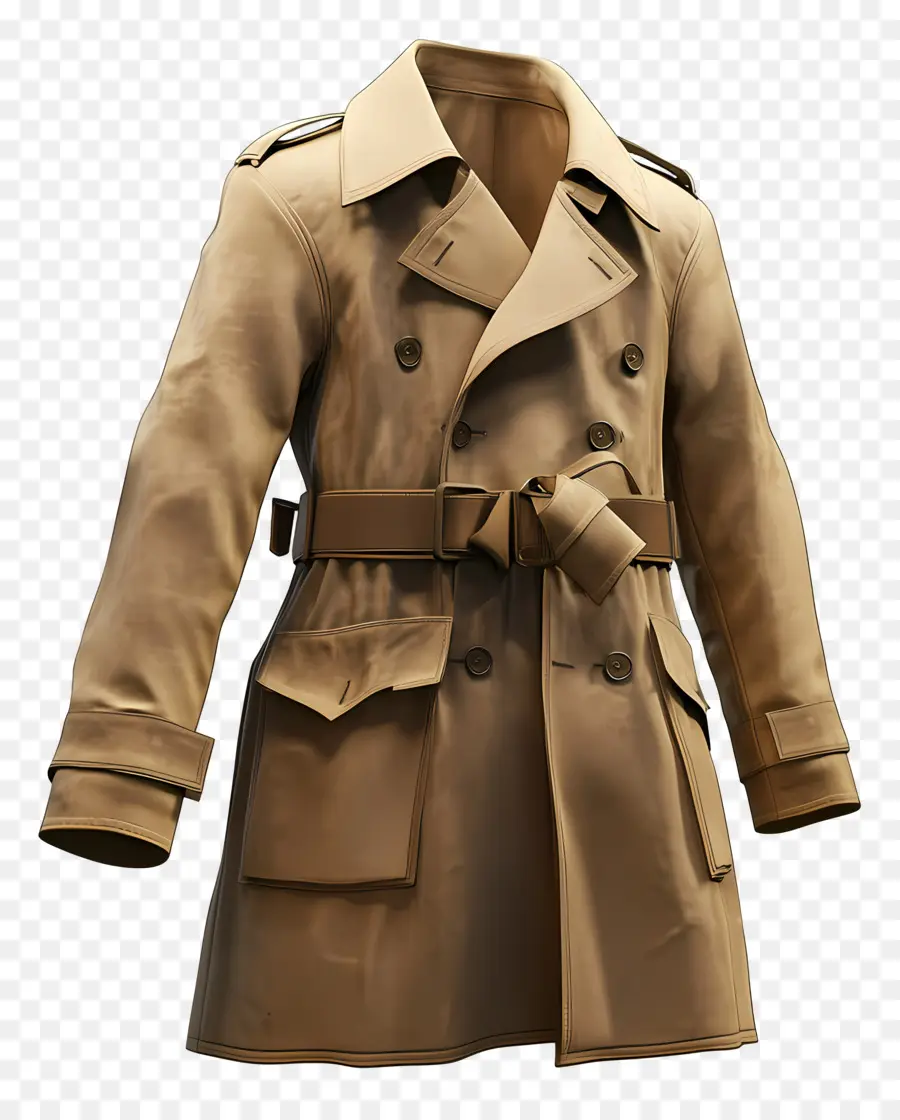 Trench Coat，Trench Marron PNG