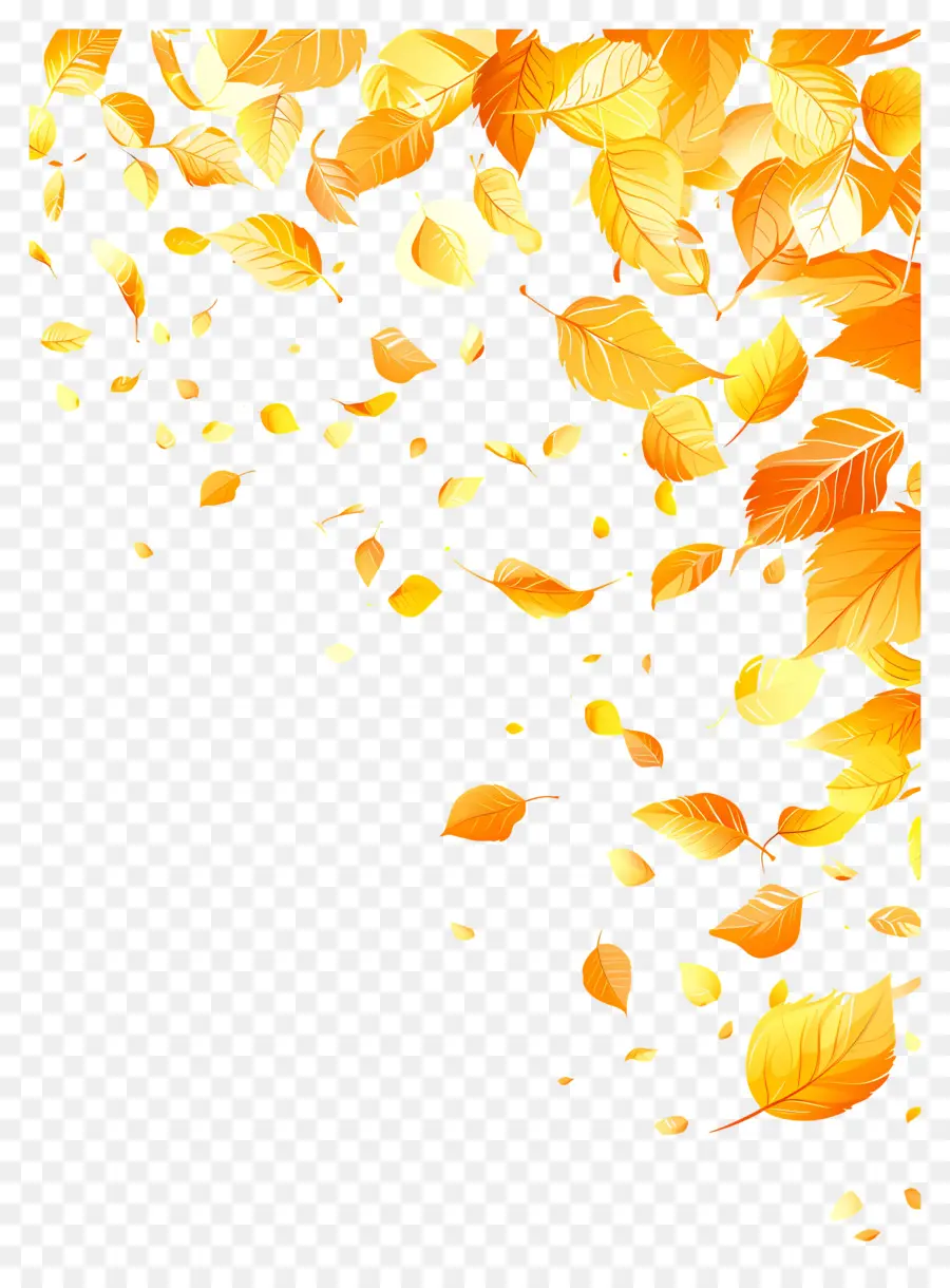 Feuilles Flottantes，Feuilles Qui Tombent PNG