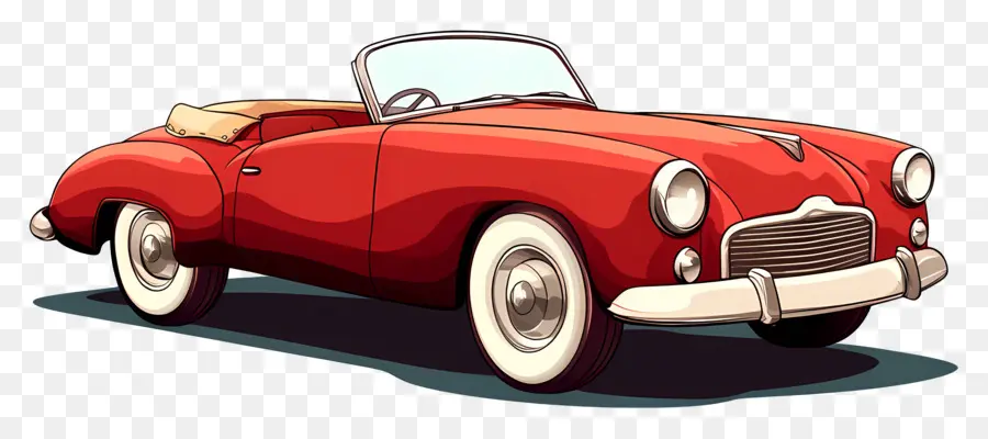 Voiture Animée，Voiture Classique PNG