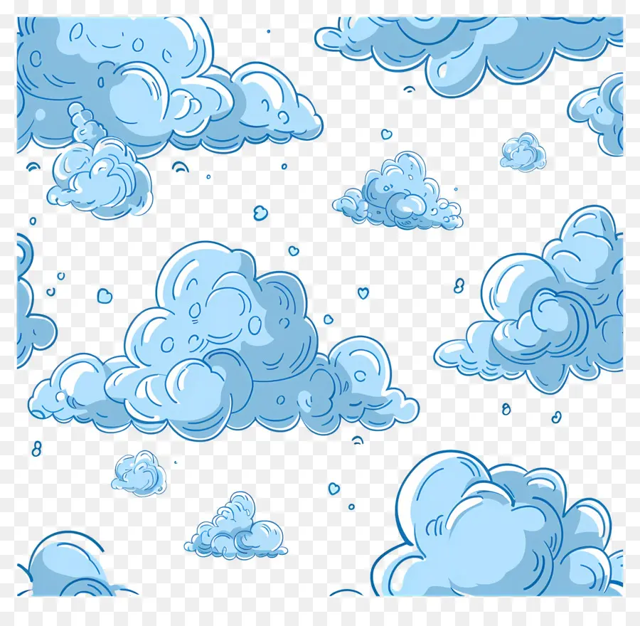 Nuages，Nuages ​​bleus PNG