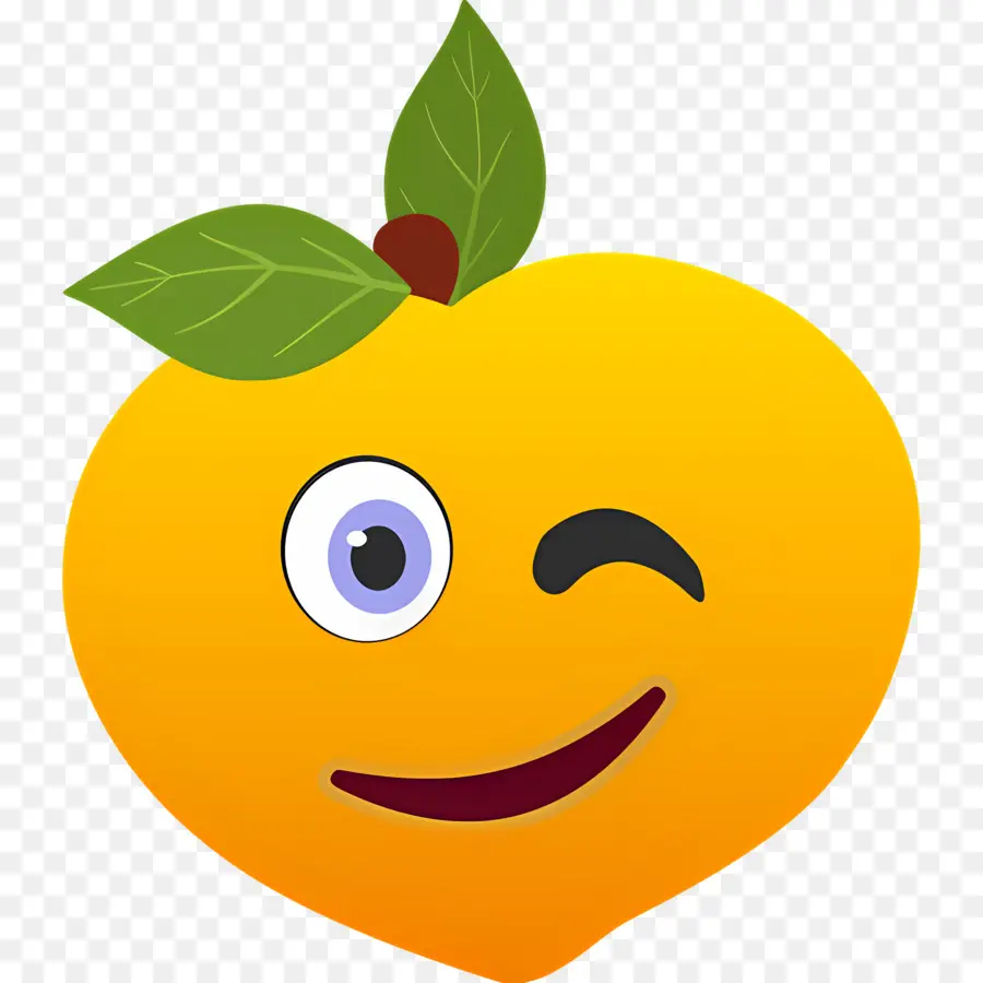 Pêche Emoji，Pêche Surprise PNG