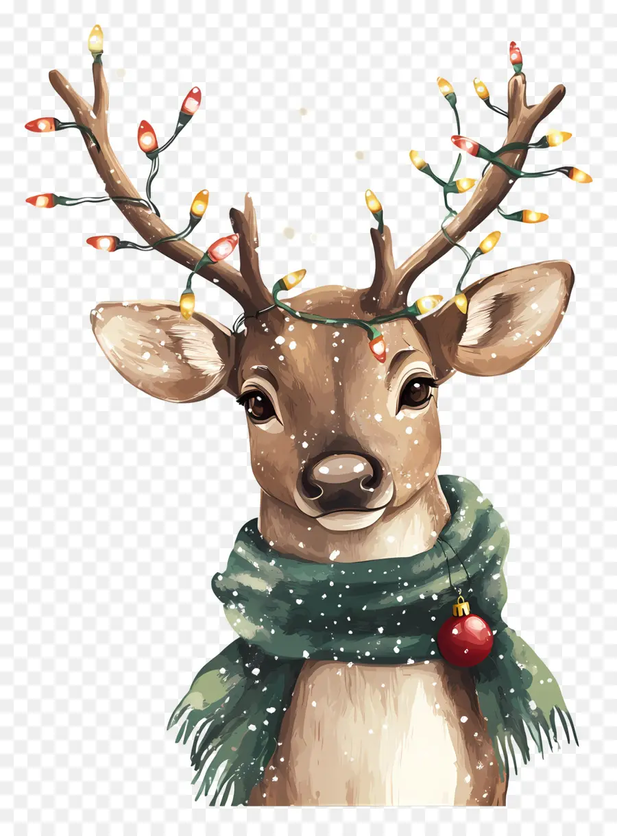 Cerf De Noël，Renne PNG