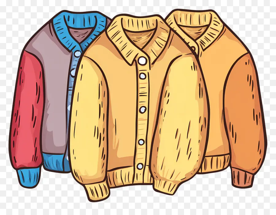 Cardigan，Deux Cardigans PNG