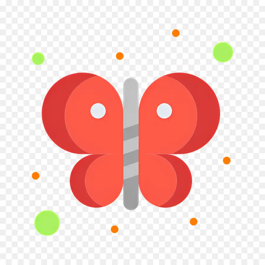 Papillon Volant，Papillon Rouge PNG