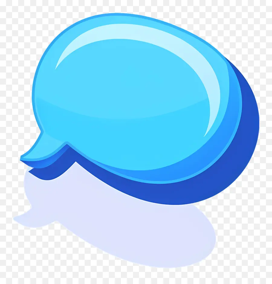 Pensée Cloud，Bulle Bleue PNG