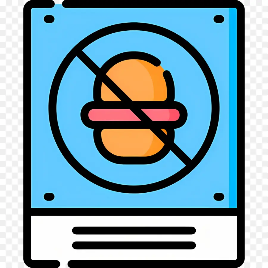 Pas De Nourriture，Pas De Hamburger PNG