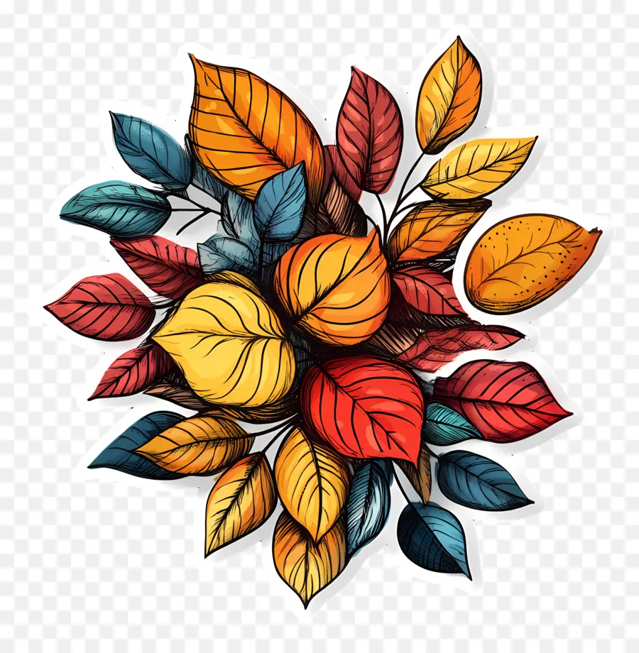 Nature D'automne，Feuilles PNG