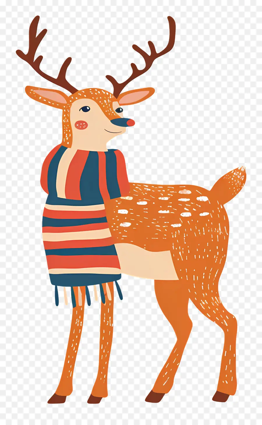 Cerf De Noël，Renne élégant PNG