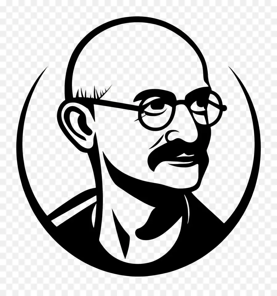 Gandhi，Illustration D'une Personne PNG