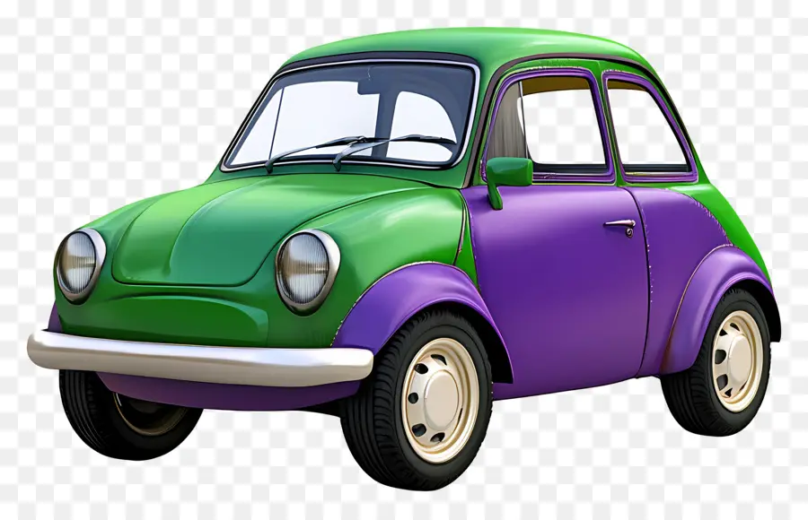 Voiture De Dessin Animé，Voiture Verte PNG