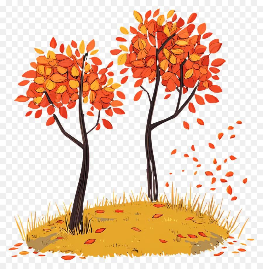 Nature D'automne，Arbres D'automne PNG