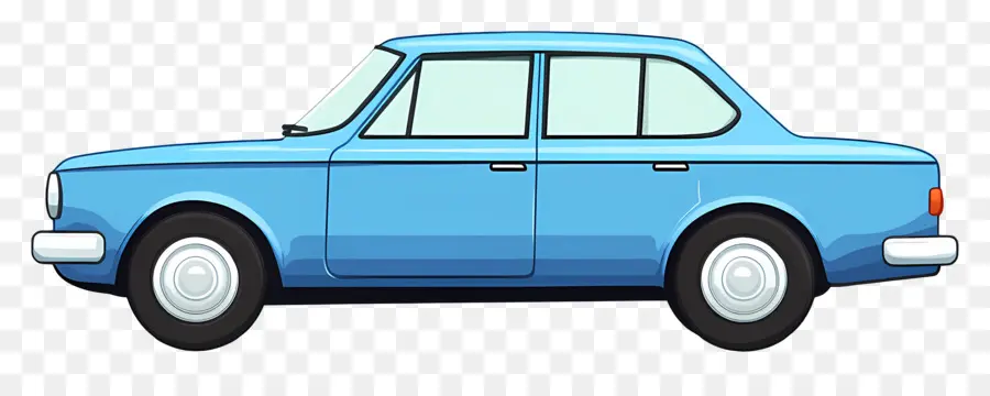 Voiture Animée，Voiture Bleue PNG