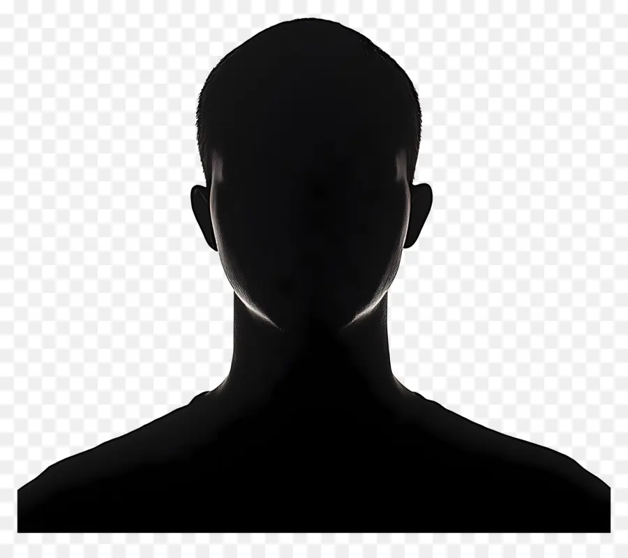 Silhouette De Tête D'homme，Silhouette D'un Homme PNG