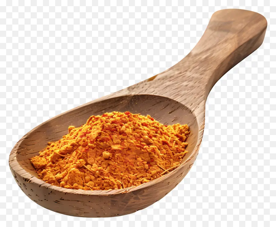 Poudre De Curry，Cuillère De Curcuma PNG