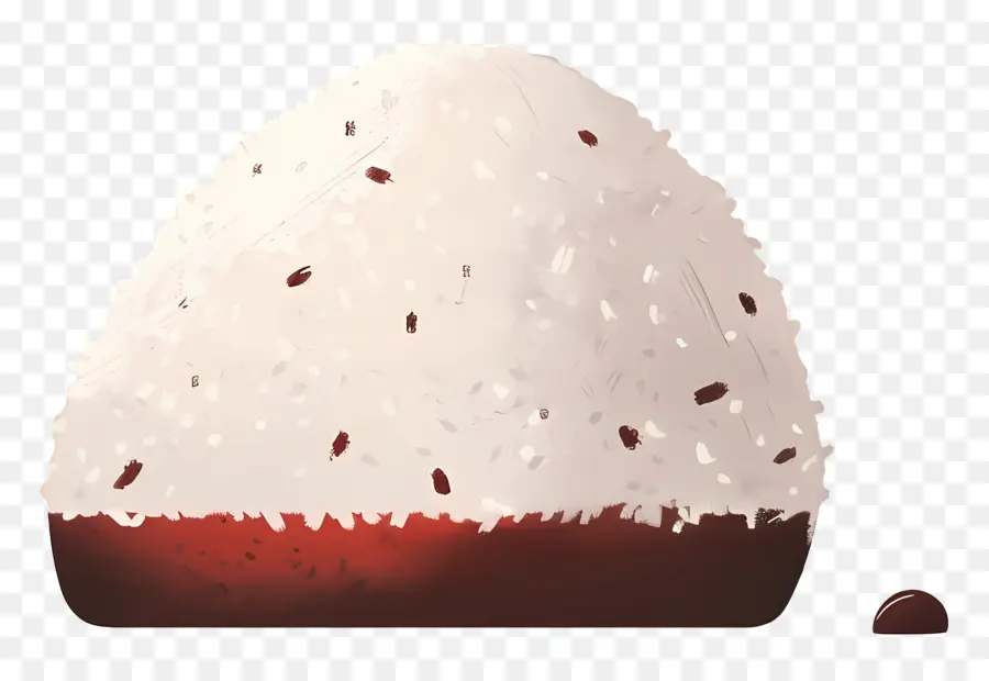 Umeboshi Onigiri，Onigiri à Base Rouge PNG