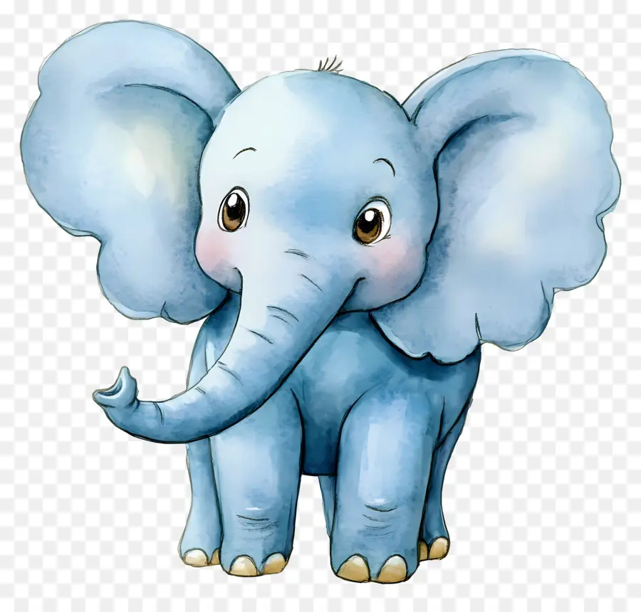 Éléphant Aquarelle，Éléphant PNG