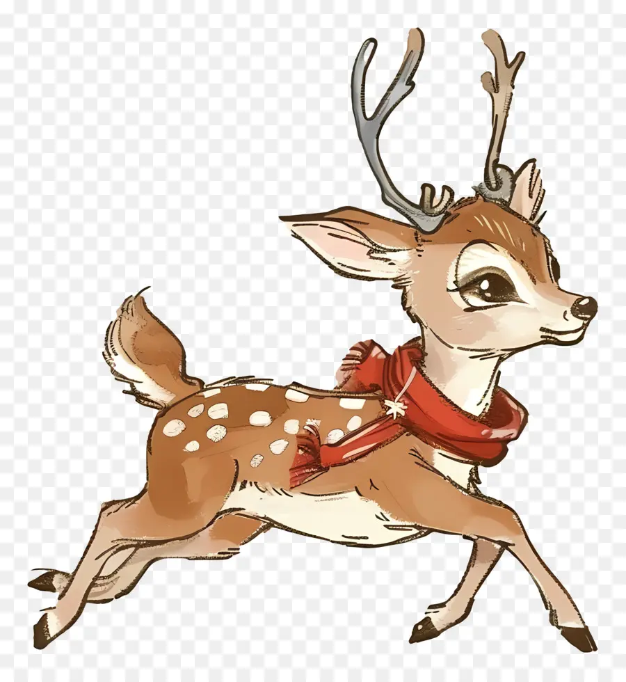 Cerf De Noël，Renne Réaliste PNG