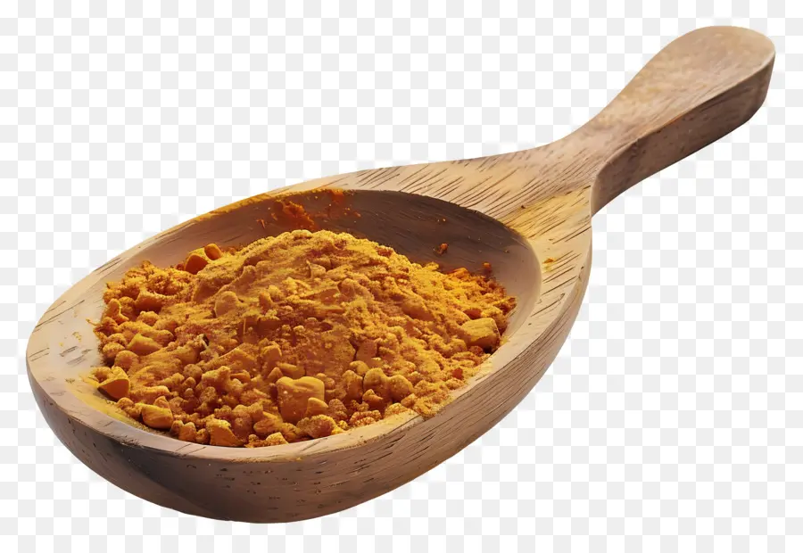 Poudre De Curry，Cuillère De Curcuma PNG