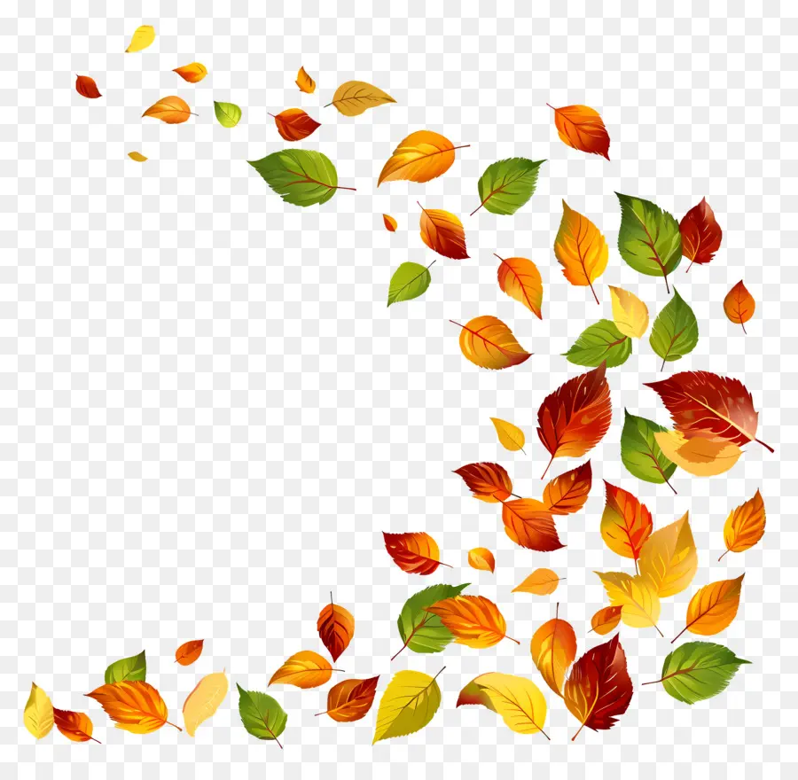 Feuilles Flottantes，Feuilles PNG